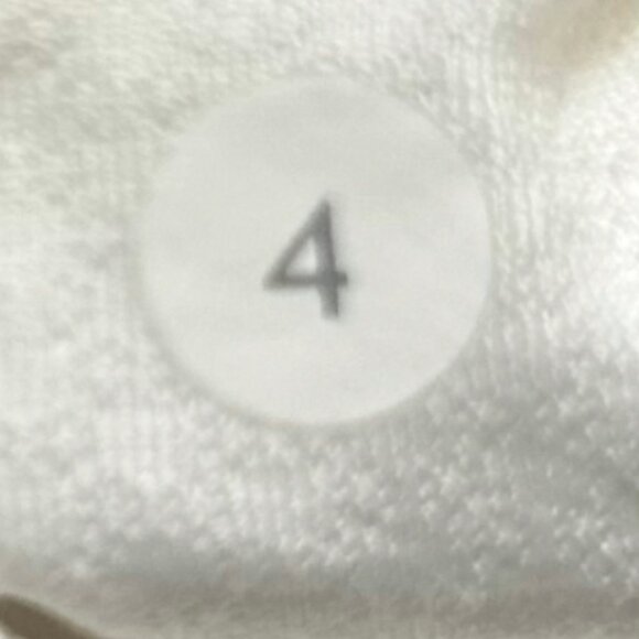 Lululemon Run Pace Setter Pullover Hoodie White Long Sleeve Thumbholes Size 4 - Picture 10 of 12